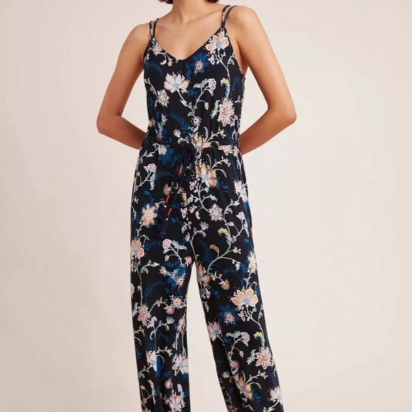 ❤️SOLD❤️Anthro Luka Jogger Jumpsuit Medium Large - Picture 3 of 9